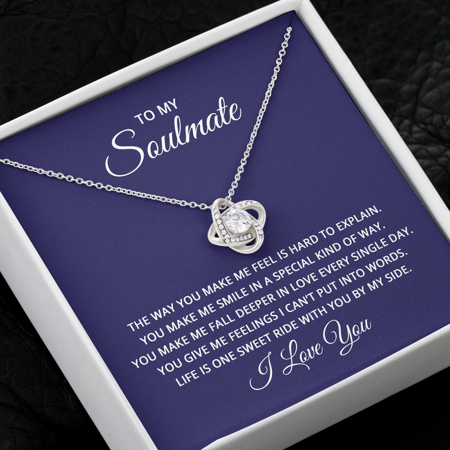 To My Soulmate Pendant