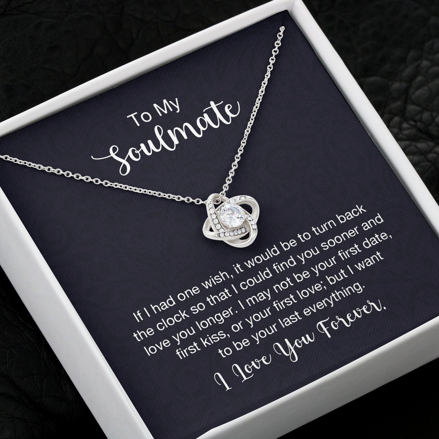 Love Knot with Rotating Rose Gift Box